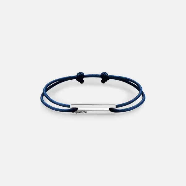 1.7G Sterling Silver Cord Bracelet | Le Gramme Best