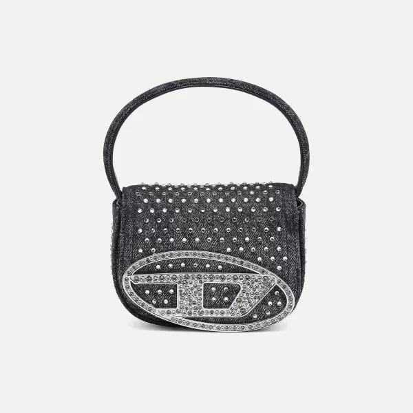 1Dr Xs Denim Strass Bag | Diesel Store