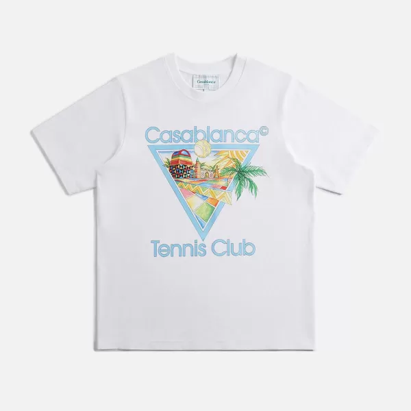 Afro Cubism Tennis Club Printed Tee | Casablanca Best