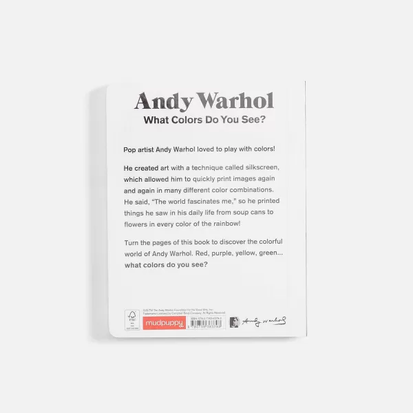 Andy Warhol What Colors Do You See? | Chronicle Cheap