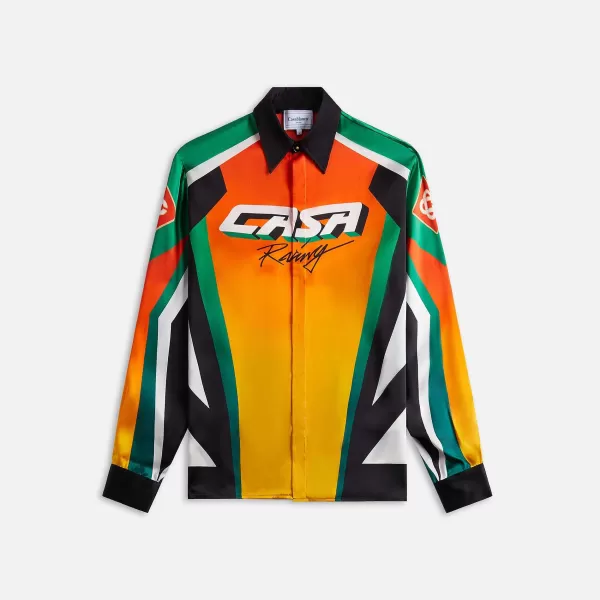 Casa Moto Sport Classic Collar Long Sleeve Shirt | Casablanca Clearance