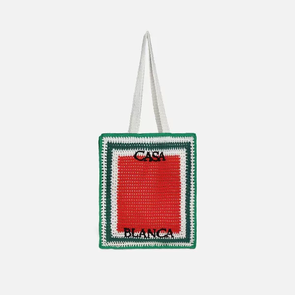 Cotton Knit Crochet Bag | Casablanca Best