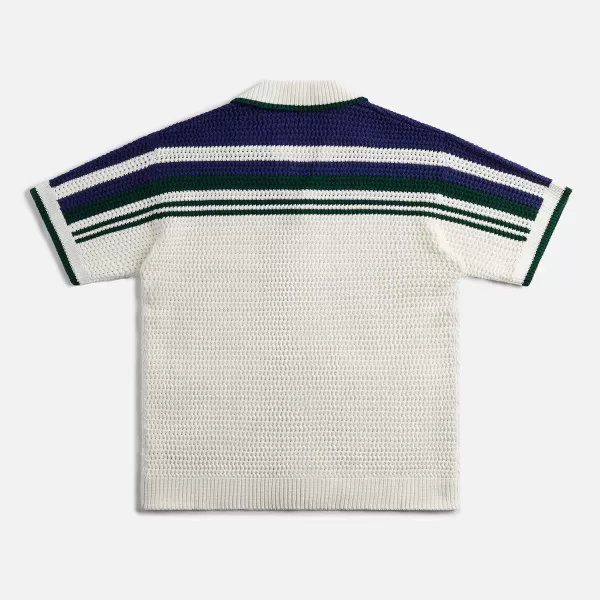 Crochet Effect Tennis Shirt | Casablanca New