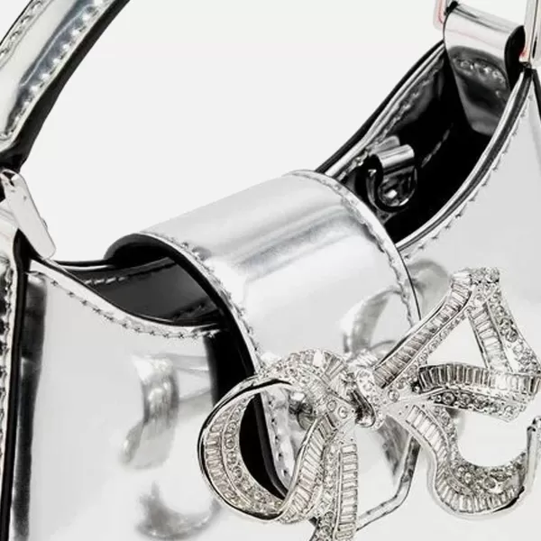 Curved Bow Micro Bag | Self-Portrait Flash Sale