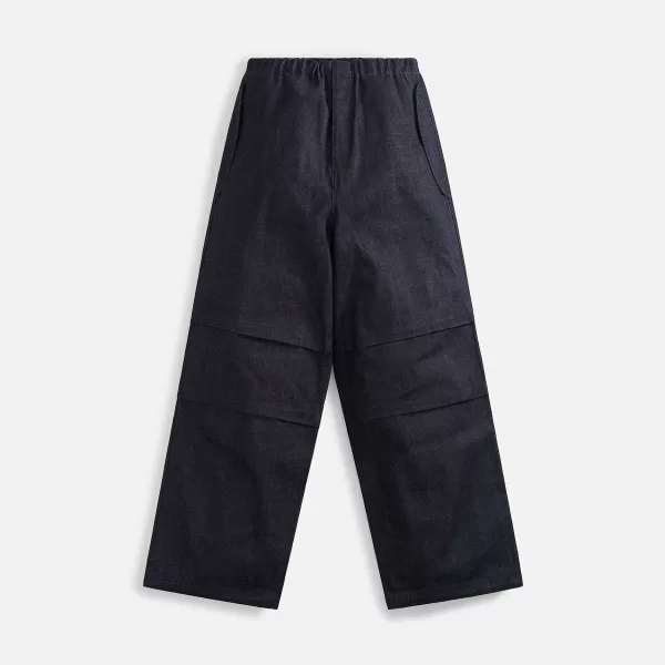 Diagonal Cotton Organic Denim Trouser | Jil Sander Discount