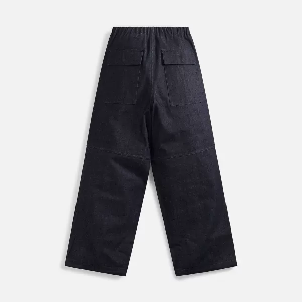 Diagonal Cotton Organic Denim Trouser | Jil Sander Discount