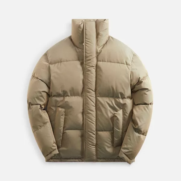 Finx Polyester Chambray Down Coat | Auralee Online