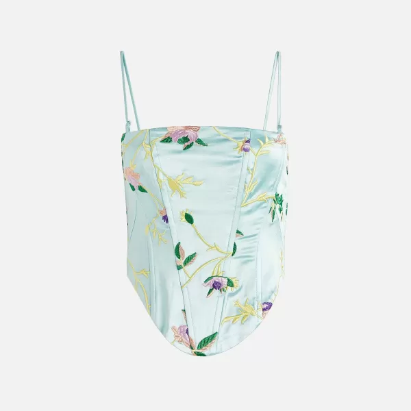 Floral Embroidered Bustier | Kim Shui New