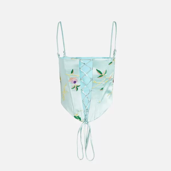 Floral Embroidered Bustier | Kim Shui New