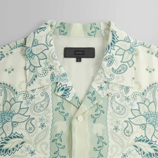 101 Vintage Floral Bandana Long Sleeve Thompson Shirt | Kith Hot