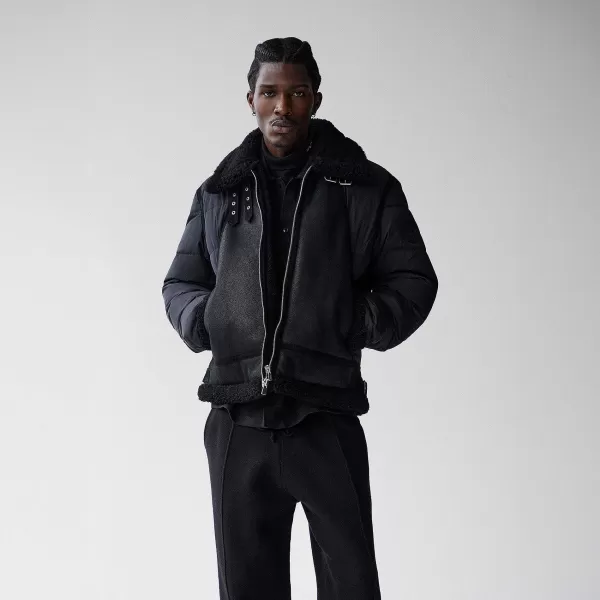Arden Shearling Combo Jacket | Kith Online