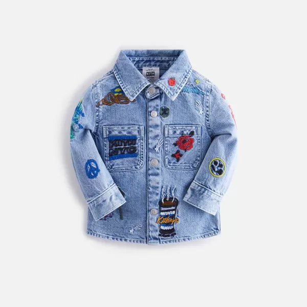 For Otakara Nyc Denim Apollo Shirt | Kith Baby Hot