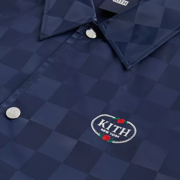Checkered Satin Coaches Jacket | Kith Best