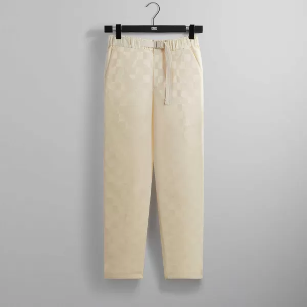 Checkered Satin Davon Pant | Kith New