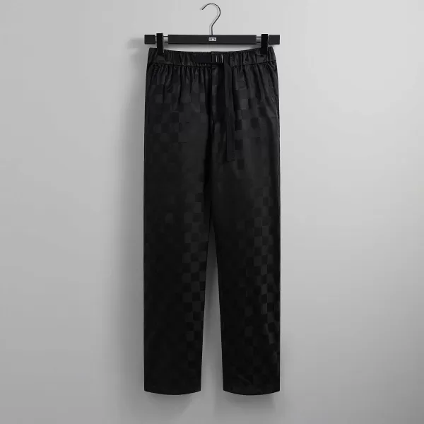 Checkered Satin Davon Pant | Kith Online