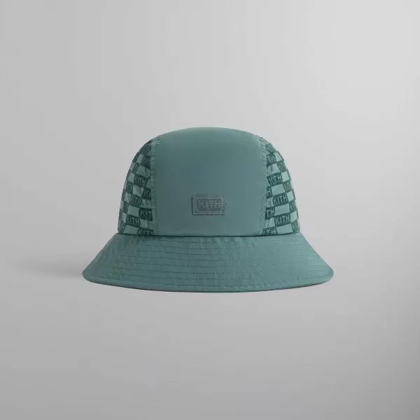 Flocked Nylon Monogram Bucket Hat | Kith Online