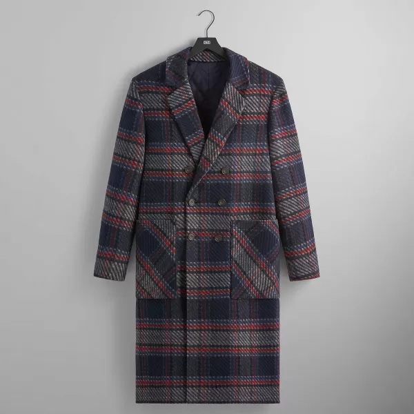 For Bergdorf Goodman Plaid Double Breasted Royce Coat | Kith Store