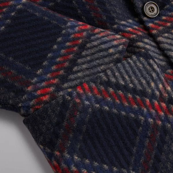 For Bergdorf Goodman Plaid Double Breasted Royce Coat | Kith Store