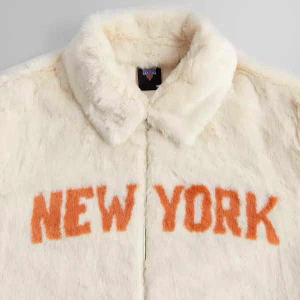 For The New York Knicks Faux Fur Coaches Jacket | Kith Sale
