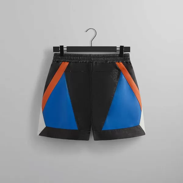 For The New York Knicks Leather Turbo Shorts | Kith Clearance