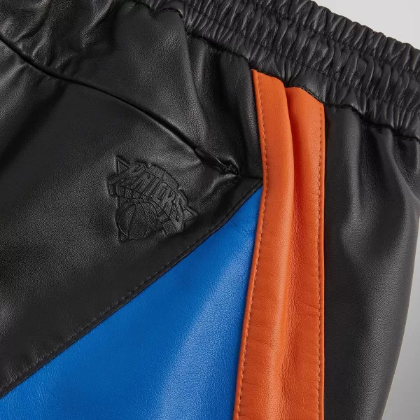 For The New York Knicks Leather Turbo Shorts | Kith Clearance