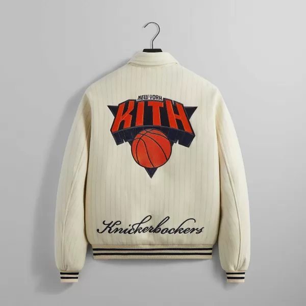 For The New York Knicks Wool Collared Coaches Jacket | Kith Discount
