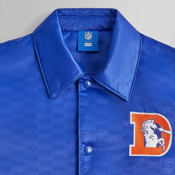 For The Nfl: Broncos Satin Bomber Jacket | Kith Discount