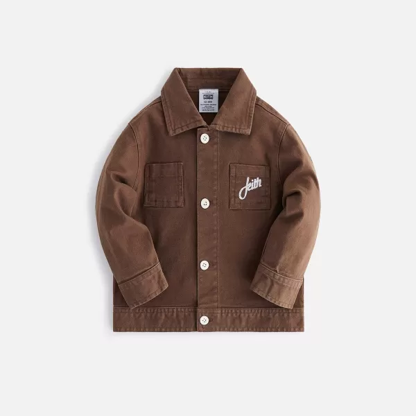 Kith Kids Baby Twill Workman Shirt | Kith Baby Fashion