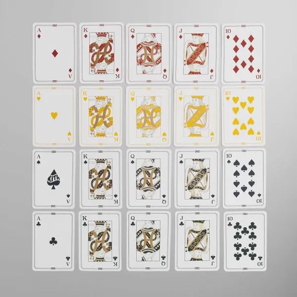 Monogram Poker Set In Saffiano Leather | Kith Clearance