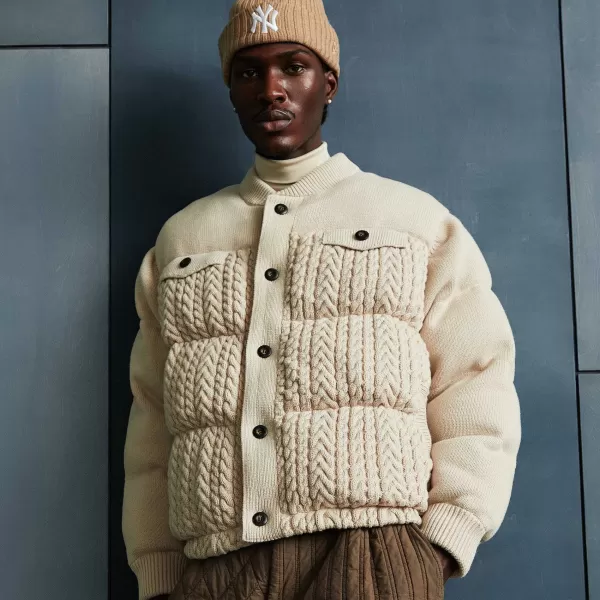 Puffed Stiles Knit Trucker Jacket | Kith Best