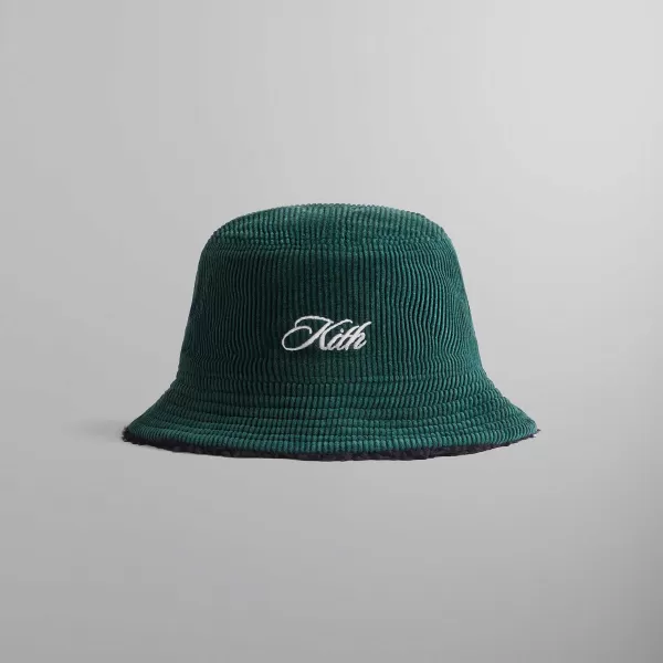 Reversible Bucket Hat In Corduroy & Sherpa | Kith New