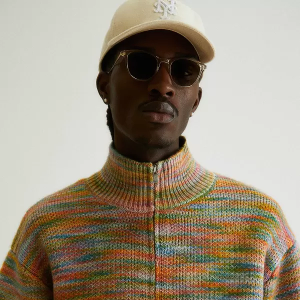 Space Dye Wyona Full Zip Sweater | Kith Cheap