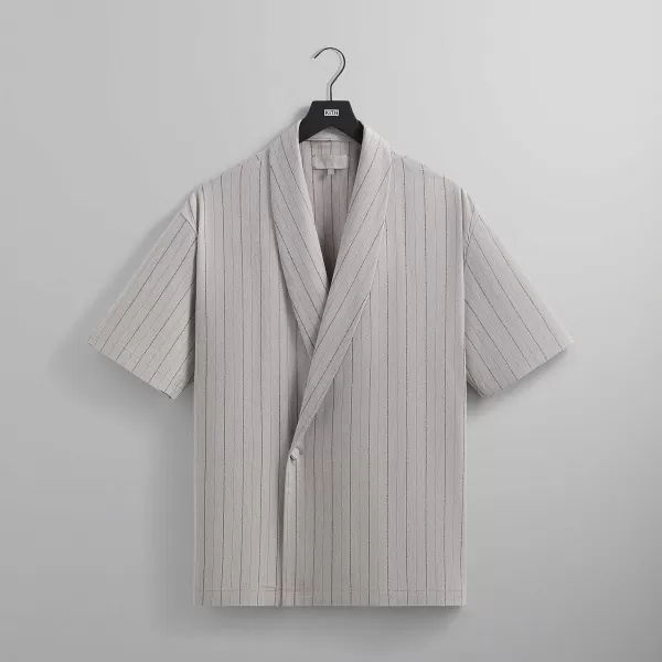 Striped Twill Thompson Crossover Shirt | Kith Best