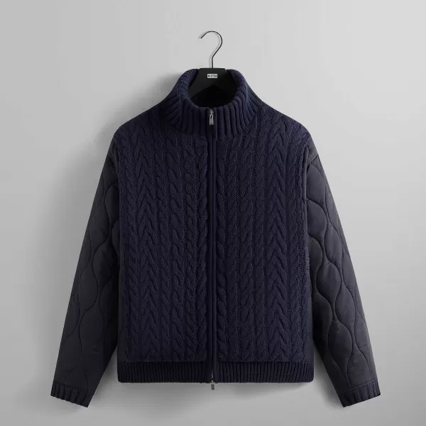 Wallis Combo Knit Bomber Jacket | Kith Flash Sale