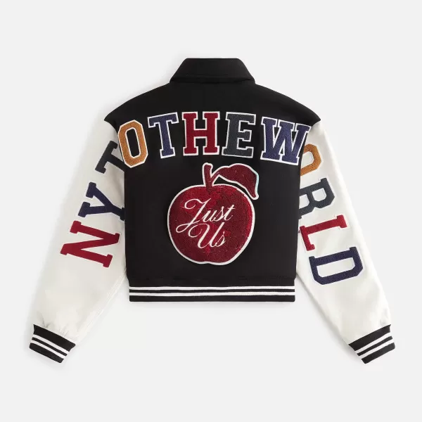 Campbell Cropped Varsity Jacket | Kith Women Discount