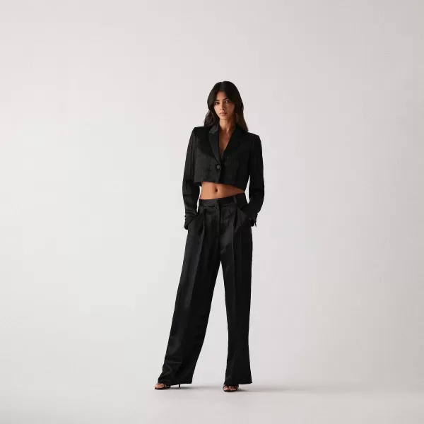 Kyrie Cropped Tuxedo Jacket | Kith Women Cheap