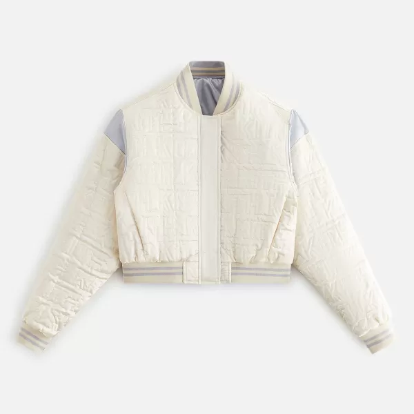 Landry Cropped Varsity Bomber | Kith Women Outlet