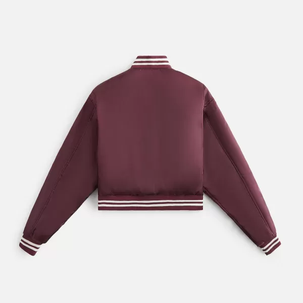 Landry Ii Cropped Satin Bomber | Kith Women Online