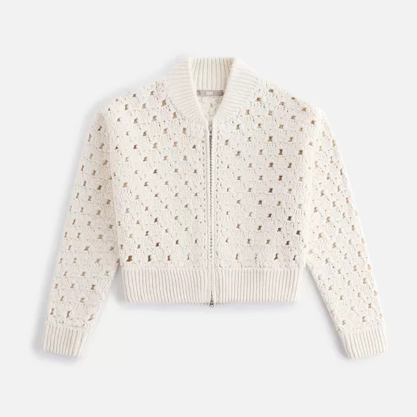 Merritt Crochet Knit Bomber | Kith Women Cheap