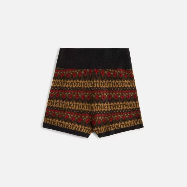 Mica Logo Fair Isle Short | Kith Women Flash Sale
