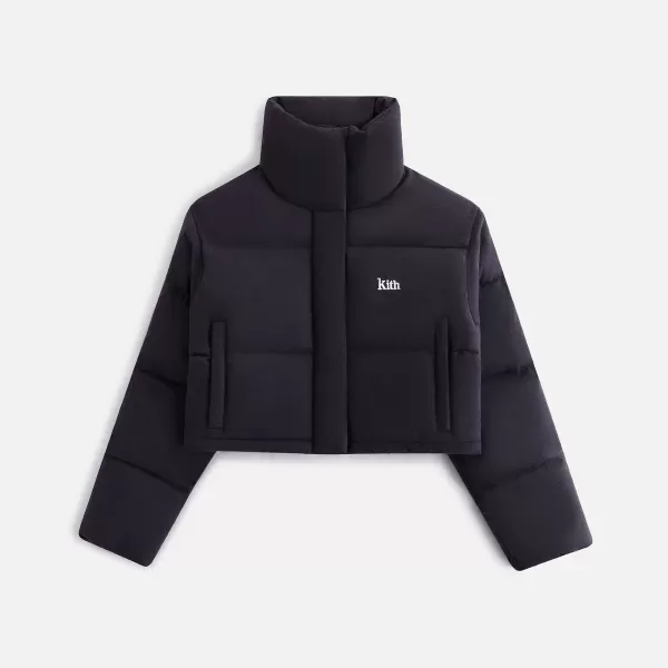 Shae Cropped Denim Puffer | Kith Women New