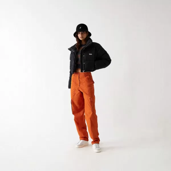 Shae Cropped Denim Puffer | Kith Women New