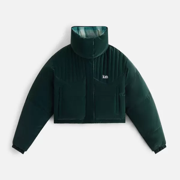 Shae Cropped Reversible Puffer | Kith Women Shop