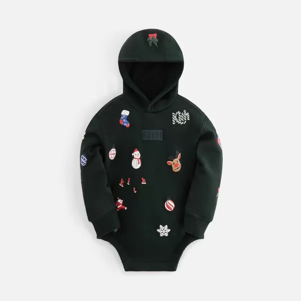 Kithmas Baby Ornament Hoodie Onesie | Kith Baby Shop