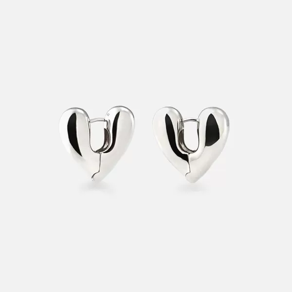 Large Heart Hoops | Annika Inez Hot