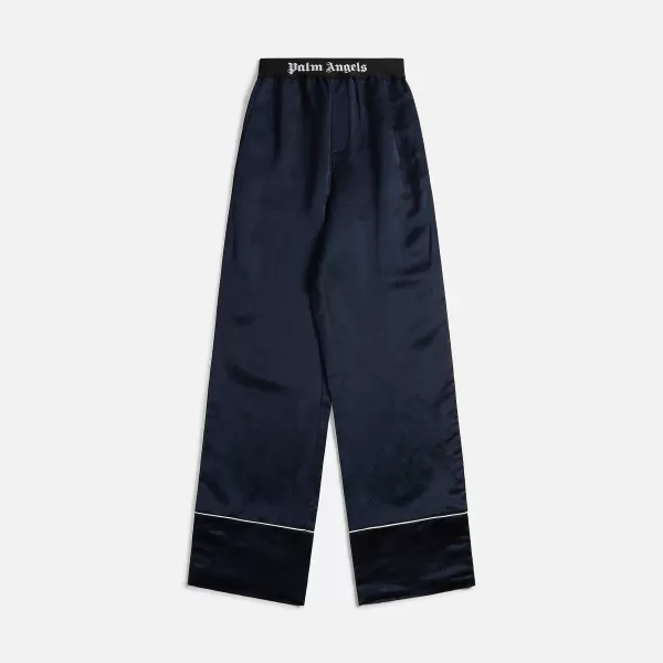 Logo-Jacquard Piped Pajama Pants | Palm Angels Hot