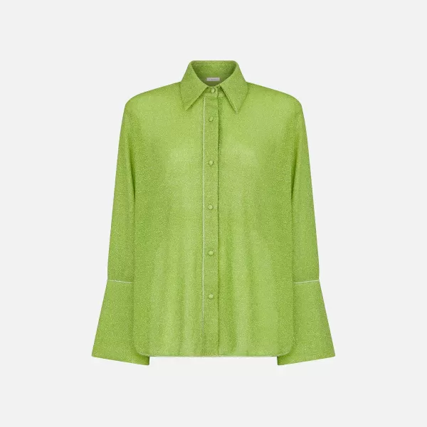 Lumiere Lurex Long Shirt | Oseree Sale