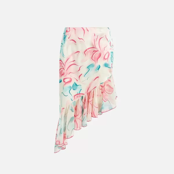 Mesh Floral Midi Skirt | Kim Shui Cheap