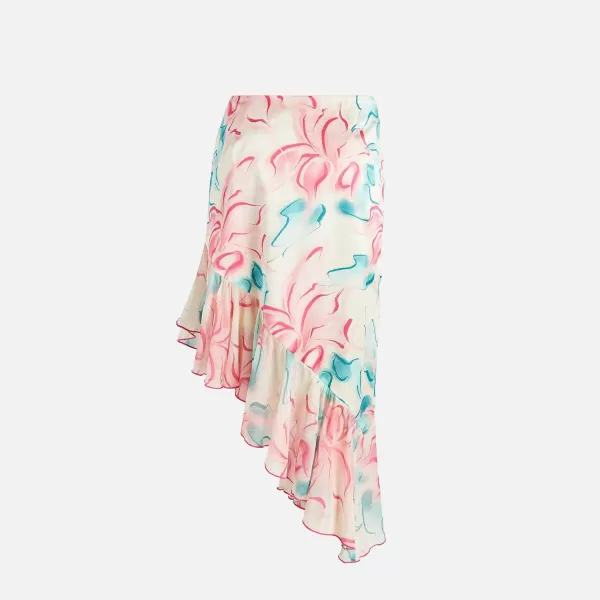 Mesh Floral Midi Skirt | Kim Shui Cheap