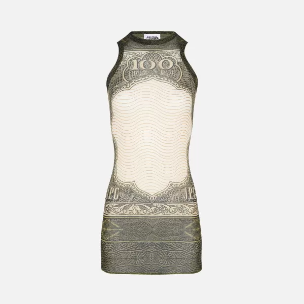 Mesh Sleeveless Dress | Jean Paul Gaultier Store